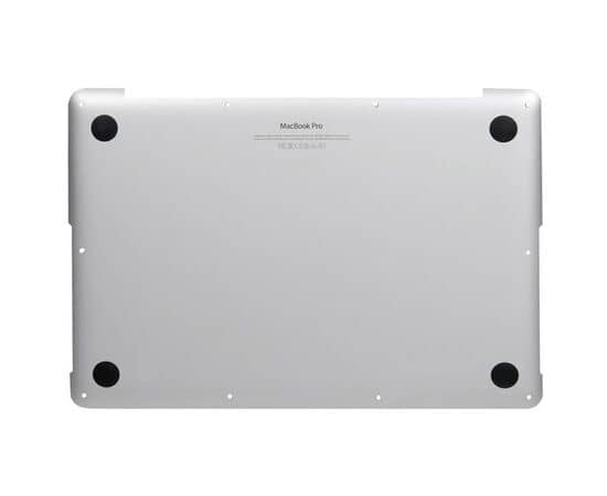 Нижняя крышка корпуса MacBook Pro 13 Retina A1502 Late 2013 Mid 2014 Early 2015 Б/У царапины нет ножек