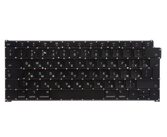 Клавиатура MacBook Air 13 Retina A1932 Late 2018 Mid 2019 Г-образный Enter UK с русской гравировкой