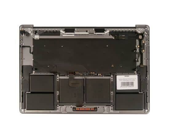 Топкейс с клавиатурой RUS РСТ трекпадом и АКБ A2113 MacBook Pro 16 Retina A2141 Space Grey 661-13161 / новый разбор, изображение 2