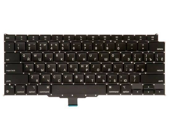 Клавиатура MacBook Air 13 Retina M1 A2337 Late 2020 прямой Enter RUS РСТ / OEM