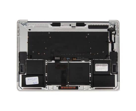Топкейс с клавиатурой RUS РСТ трекпадом и АКБ A1953 MacBook Pro 15 Retina A1990 Silver / Б/У, изображение 2