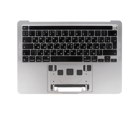 Топкейс с клавиатурой RUS РСТ и АКБ A2171 MacBook Pro 13 A2338 Space Gray /  Б/У клавиатура после залития