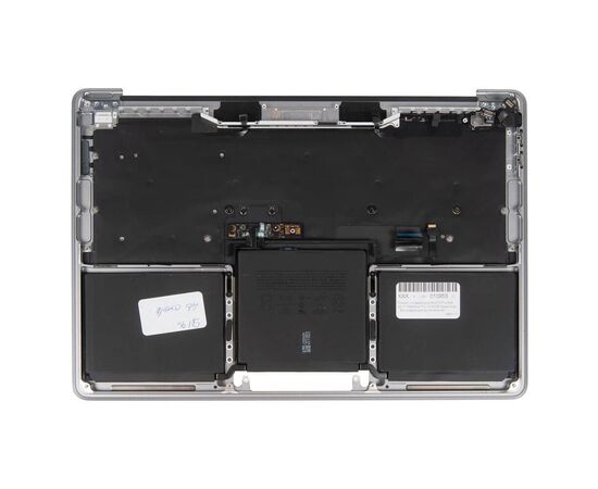 Топкейс с клавиатурой RUS РСТ и АКБ A2171 MacBook Pro 13 A2338 Space Gray /  Б/У клавиатура после залития, изображение 2