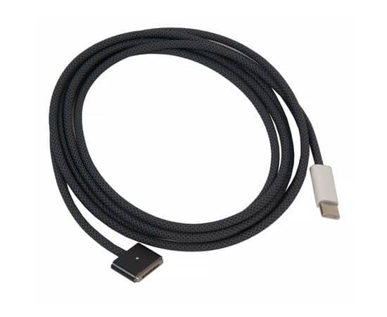 Зарядный кабель USB-C с магнитным разъемом MagSafe 3 Midnight 2m / OEM