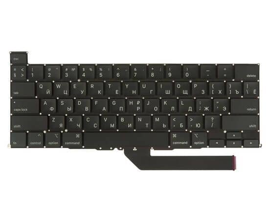 Клавиатура MacBook Pro 16 Retina A2141 Late 2019 прямой Enter RUS РСТ / AAA