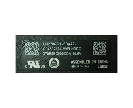 Матрица LG LM270QQ1 (SD)(A2) iMac 27 Retina 5K A1419 Late 2014 Mid 2015 со стеклом, изображение 2