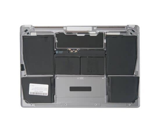 Нижняя крышка корпуса с АКБ A1527 MacBook 12 Retina A1534 Early 2015 Space Grey Серый Космос Б/У, изображение 2