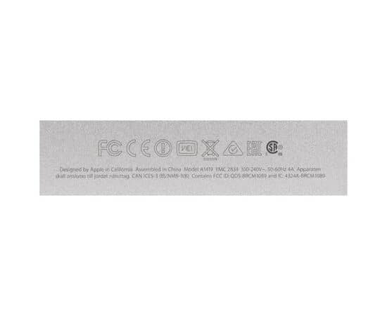 Ножка корпуса iMac 27 A1419 5K Late 2014 Mid 2015 / 923-00083 оригинал AASP, изображение 2