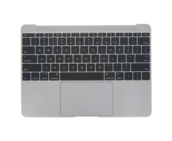 Топкейс с клавиатурой US и трекпадом MacBook 12 Retina A1534 Early 2015 Space Gray Серый Космос / 66