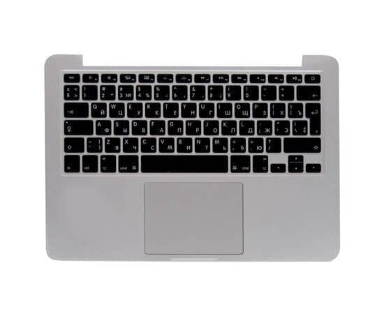Топкейс с клавиатурой RUS трекпадом и АКБ A1582 MacBook Pro 13 Retina A1502 Early 2015 661-02361 Б/У дефекты
