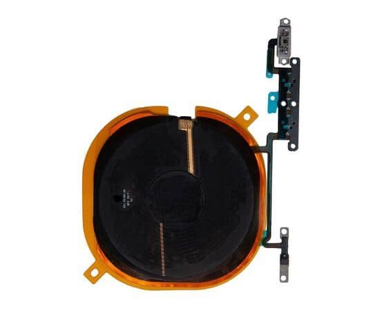 Шлейф беспроводной зарядки + кнопки громкости iPhone X / 821-01186 821-01130