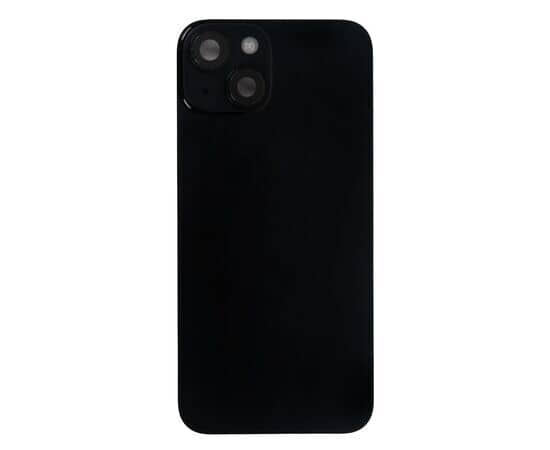 Задняя крышка в сборе с беспроводной зарядкой и шлейфами iPhone 14 черный / разбор, изображение 2