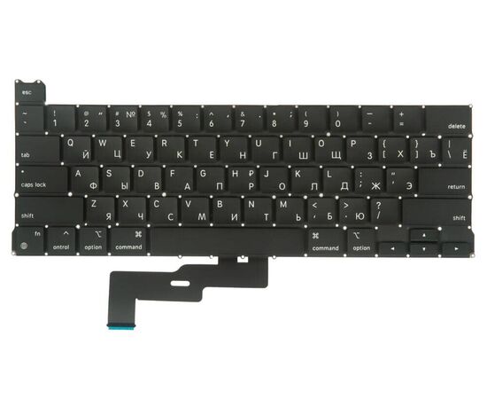 Клавиатура MacBook Pro 13 Retina A2289 Mid 2020 прямой Enter RUS РСТ / AAA