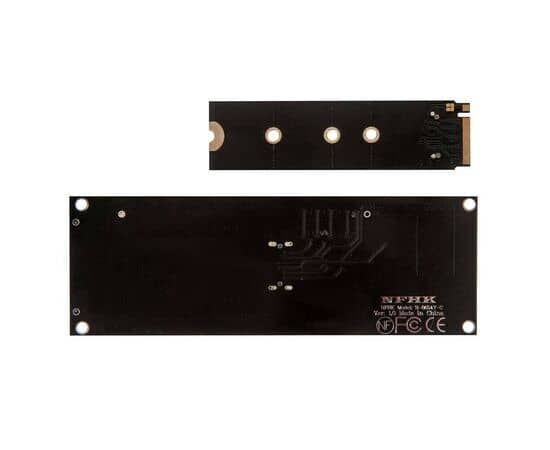 Переходник для SFF-8612 Oculink в M.2 NVMe eGPU + плата с доп питанием и разъемом PCIe x16 и SFF-8611 + кабель данных / NFHK N-8611A N-8654Y-C, изображение 3
