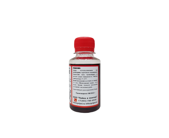Уретановый лак для печатных плат URETHANE Solins флакон 100мл
