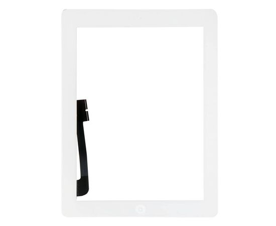 Тачскрин iPad 3 с кнопкой HOME / белый / AAA