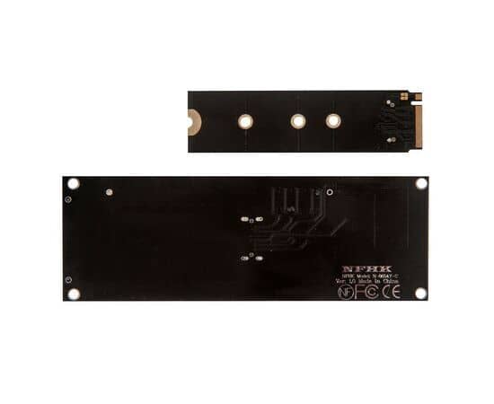 Переходник для SFF-8612 Oculink в M.2 NVMe eGPU + плата с доп питанием и разъемом PCIe x16 и SFF-8611 + кабель данных / NFHK N-8611A N-8654Y-C, изображение 3