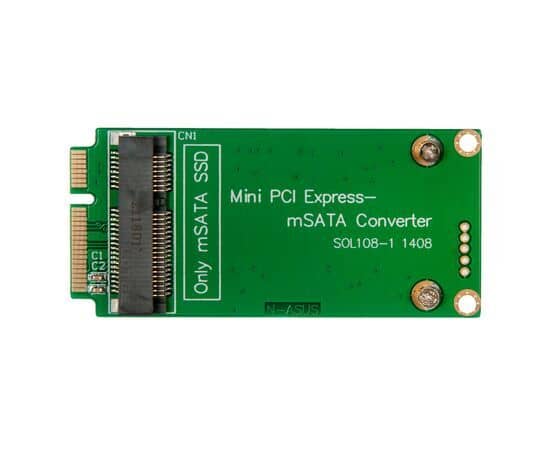 Переходник для SSD mSATA для установки в разъем miniPCIe / NFHK N-ASUS