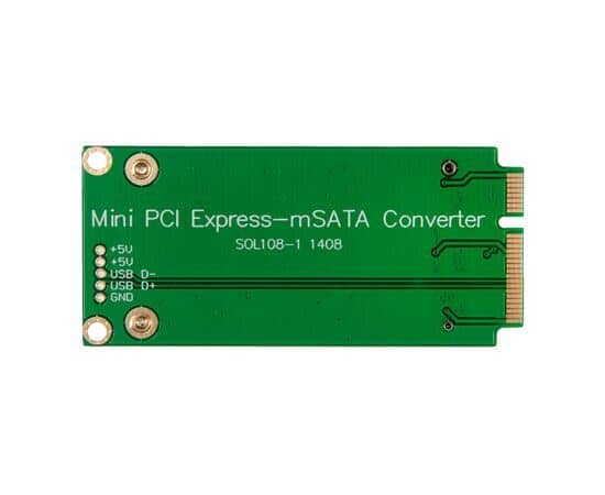 Переходник для SSD mSATA для установки в разъем miniPCIe / NFHK N-ASUS, изображение 2